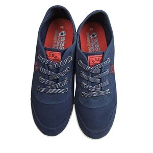 Bobs by Skechers Women's B Cute-Bitter Sweet Casual Shoe 113175 blue Size 8